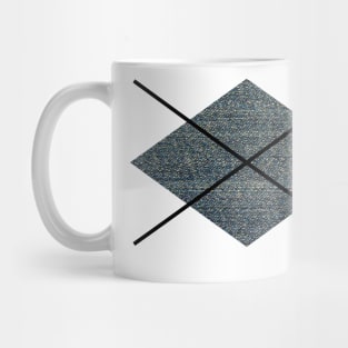 Big denim argyle diamond : Mug